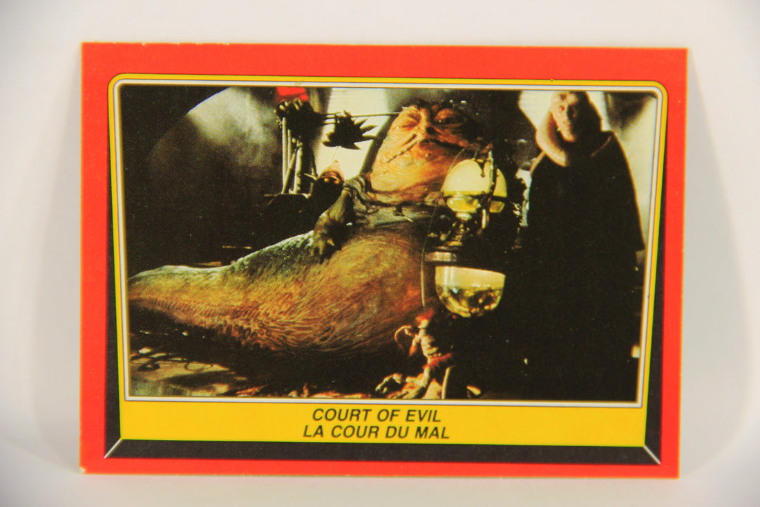 Star Wars Return Of The Jedi 1983 Trading Card #13 Court Of Evil FR-ENG OPC L020097