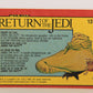 Star Wars Return Of The Jedi 1983 Trading Card #13 Court Of Evil FR-ENG OPC L020097