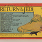 Star Wars Return Of The Jedi 1983 Card #19 Beedo And A Jawa FR-ENG OPC L020100