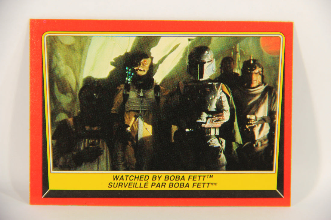 Star Wars Return Of The Jedi 1983 Card #23 Watched By Boba Fett FR-ENG OPC L020102