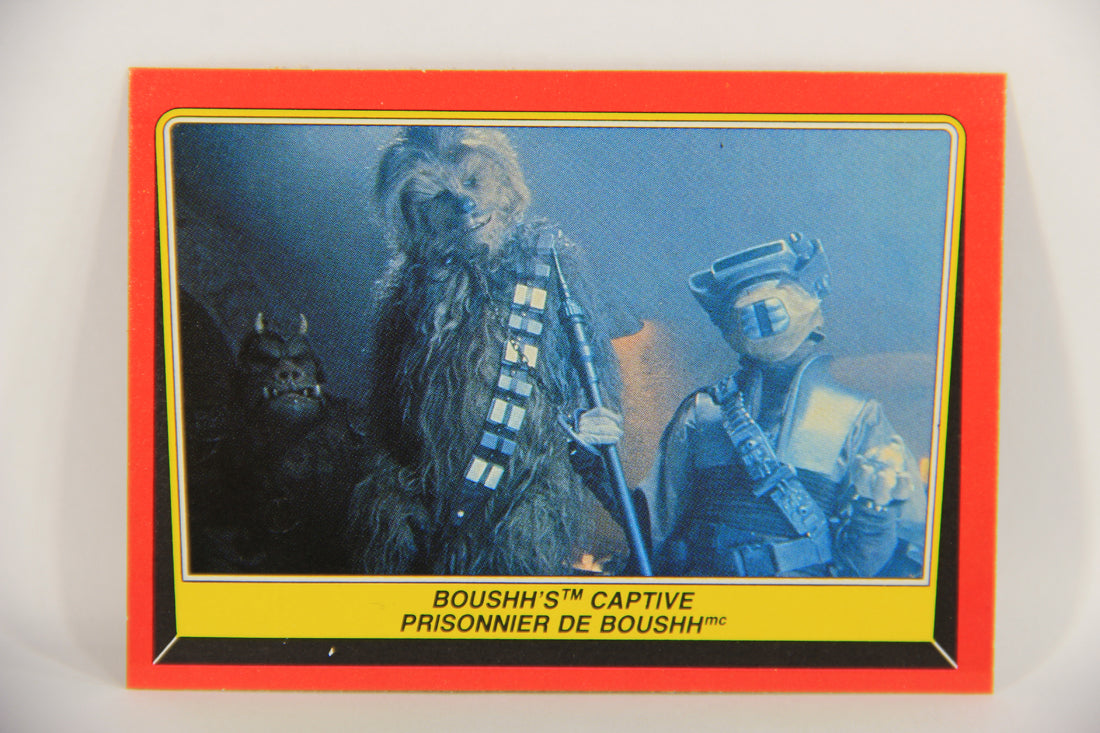 Star Wars Return Of The Jedi 1983 Card #24 Boushh's Captive FR-ENG OPC L020103