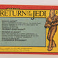 Star Wars Return Of The Jedi 1983 Card #24 Boushh's Captive FR-ENG OPC L020103