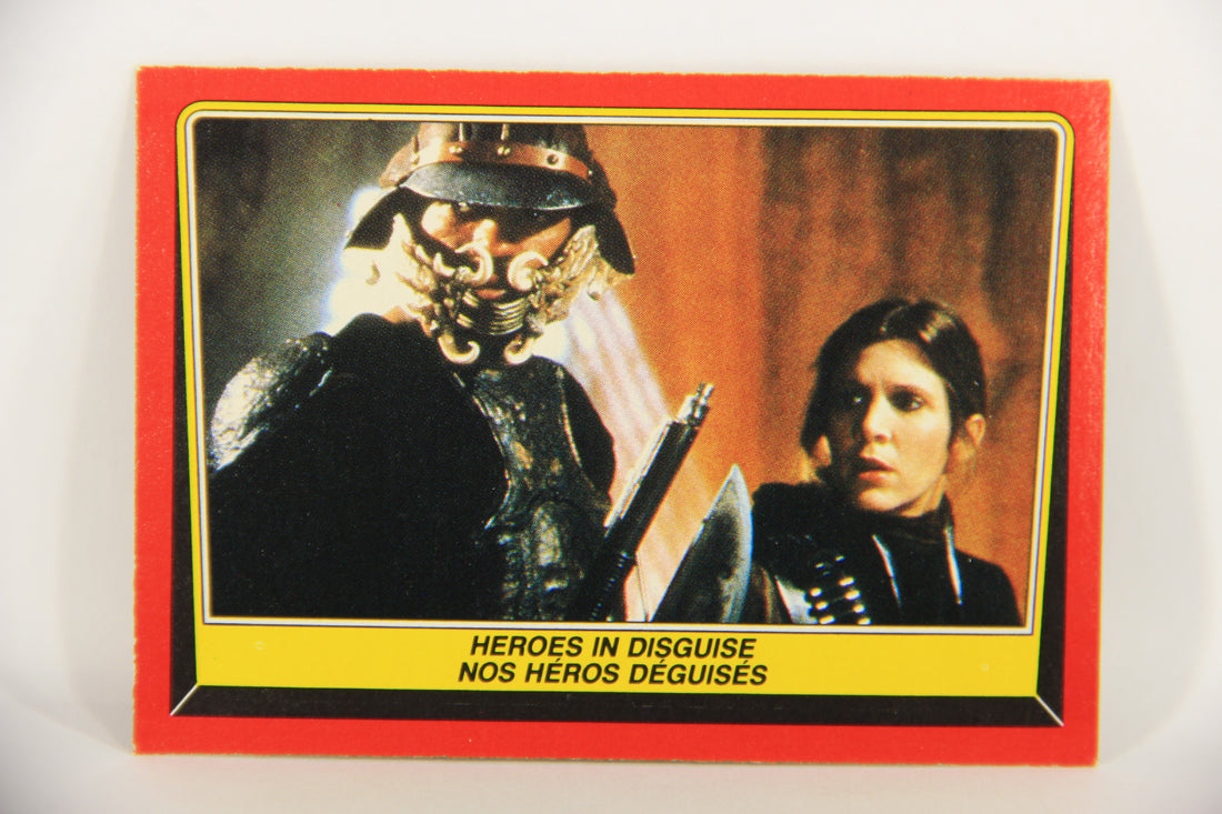 Star Wars Return Of The Jedi 1983 Card #31 Heroes In Disguise FR-ENG OPC L020107