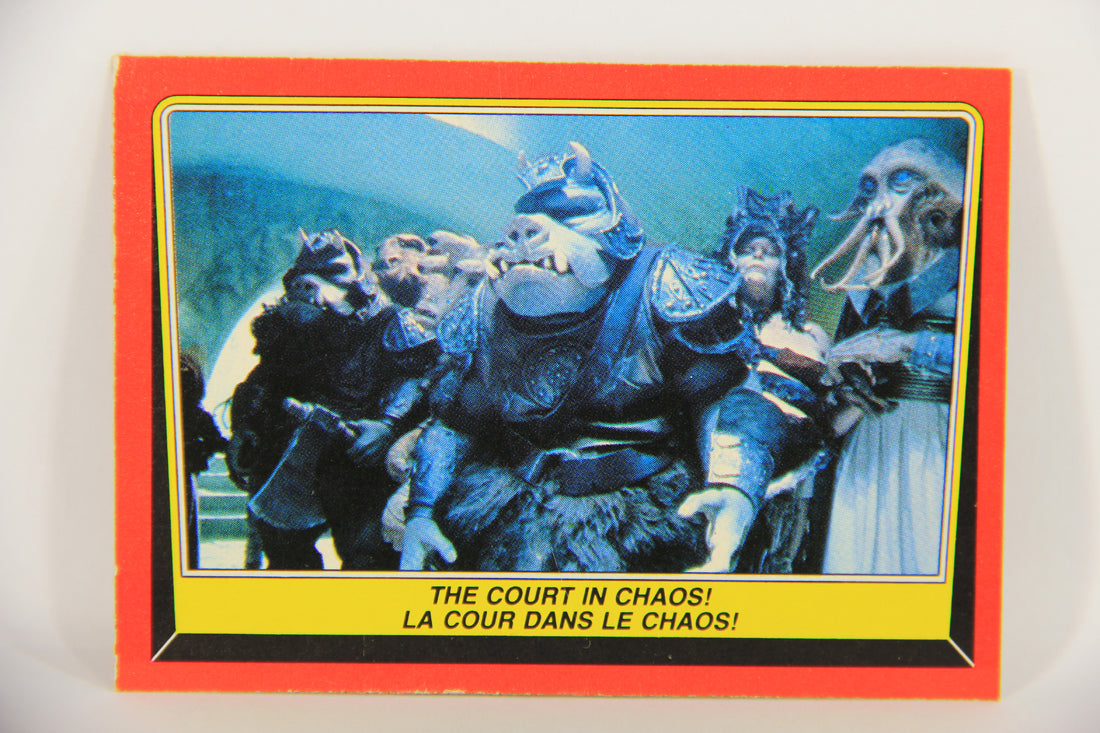 Star Wars Return Of The Jedi 1983 Card #35 The Court In Chaos FR-ENG OPC L020110
