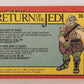 Star Wars Return Of The Jedi 1983 Card #35 The Court In Chaos FR-ENG OPC L020110