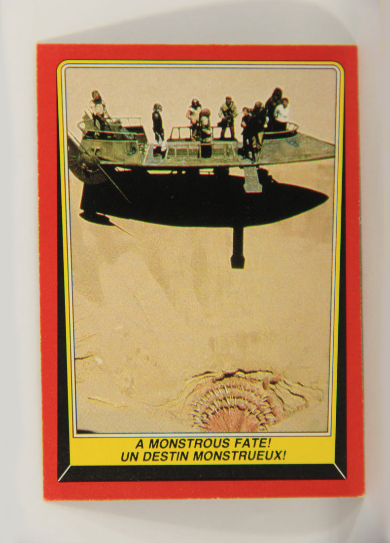 Star Wars Return Of The Jedi 1983 Card #41 A Monstrous Fate FR-ENG OPC L020113