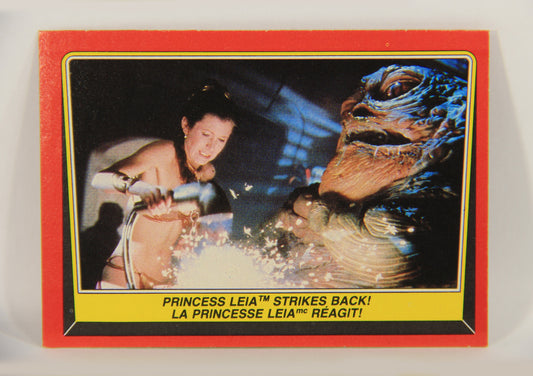 Star Wars Return Of The Jedi 1983 Card #45 Princess Leia Strikes Back FR-ENG OPC L020115