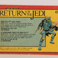 Star Wars Return Of The Jedi 1983 Card #47 Boba Fett's Last Stand FR-ENG OPC L020117