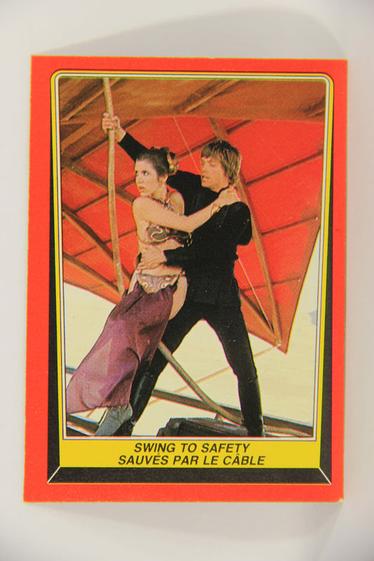 Star Wars Return Of The Jedi 1983 Card #53 Swing To Safety FR-ENG OPC L020120