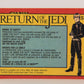 Star Wars Return Of The Jedi 1983 Card #53 Swing To Safety FR-ENG OPC L020120