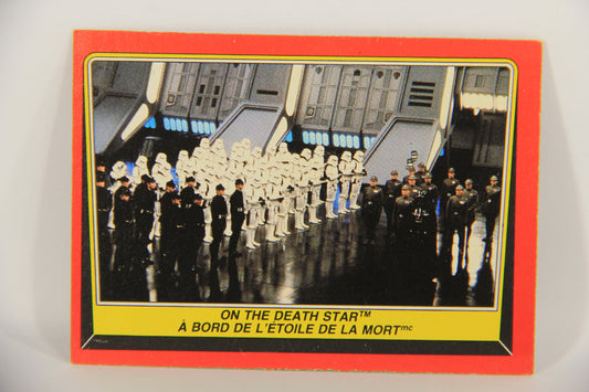 Star Wars Return Of The Jedi 1983 Card #54 On The Death Star FR-ENG OPC L020121