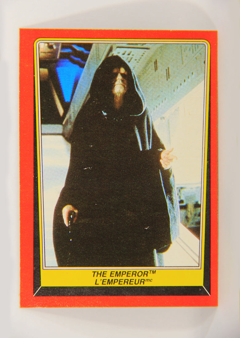 Star Wars Return Of The Jedi 1983 Trading Card #57 The Emperor FR-ENG OPCL020122
