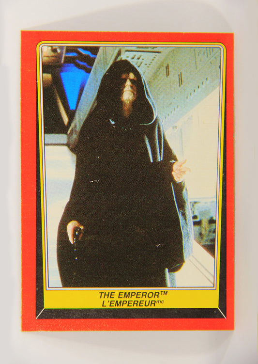 Star Wars Return Of The Jedi 1983 Trading Card #57 The Emperor FR-ENG OPCL020122