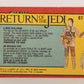Star Wars Return Of The Jedi 1983 Card #61 A New Challenge FR-ENG OPC L020125