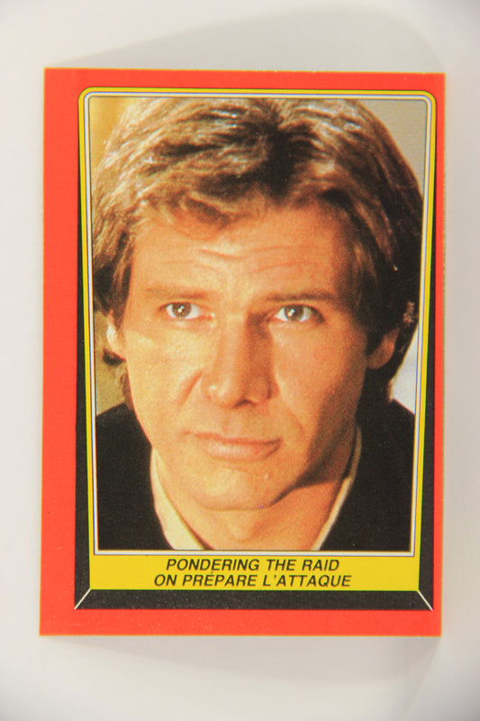 Star Wars Return Of The Jedi 1983 Card #62 Pondering The Raid FR-ENG OPC L020126