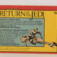 Star Wars Return Of The Jedi 1983 Card #70 Blasting A Speeder Bike FR-ENG OPC L020128