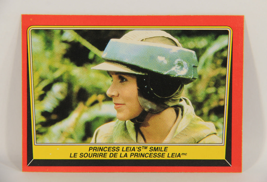 Star Wars Return Of The Jedi 1983 Card #73 Princess Leia's Smile FR-ENG OPC L020130