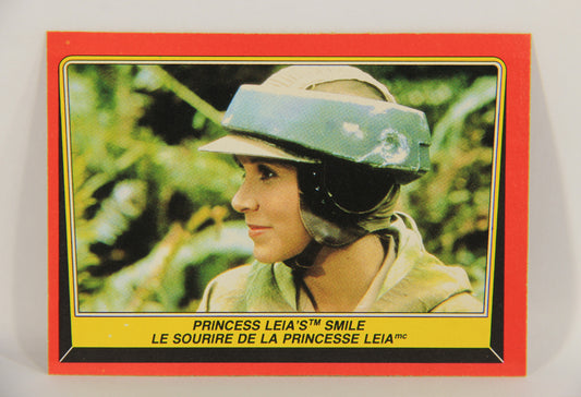 Star Wars Return Of The Jedi 1983 Card #73 Princess Leia's Smile FR-ENG OPC L020130
