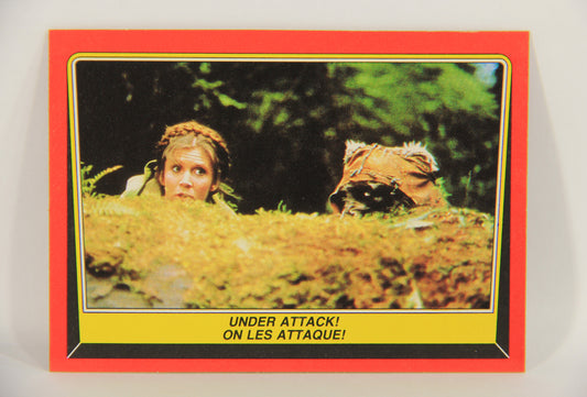 Star Wars Return Of The Jedi 1983 Trading Card #74 Under Attack FR-ENG OPC L020131