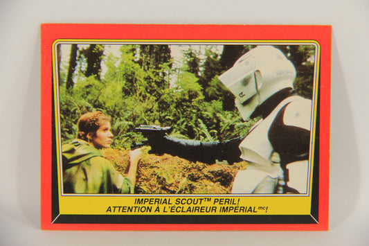Star Wars Return Of The Jedi 1983 Card #75 Imperial Scout Peril FR-ENG OPC L020132