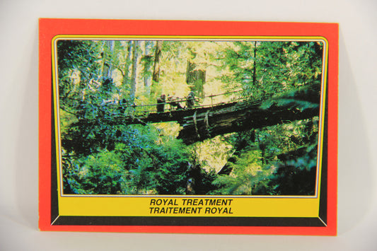 Star Wars Return Of The Jedi 1983 Trading Card #81 Royal Treatment FR-ENG OPC L020134