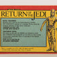 Star Wars Return Of The Jedi 1983 Trading Card #81 Royal Treatment FR-ENG OPC L020134