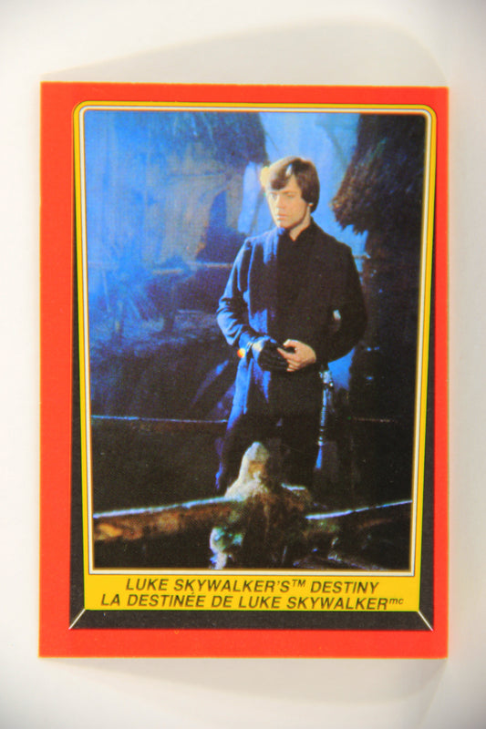 Star Wars Return Of The Jedi 1983 Card #94 Luke Skywalker's Destiny FR-ENG OPC L020138