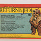 Star Wars ROTJ 1983 Trading Card #102 Observed By The Ewoks FR-ENG OPC L020143