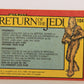 Star Wars Return Of The Jedi 1983 Trading Card #104 Prisoners FR-ENG OPC L020145