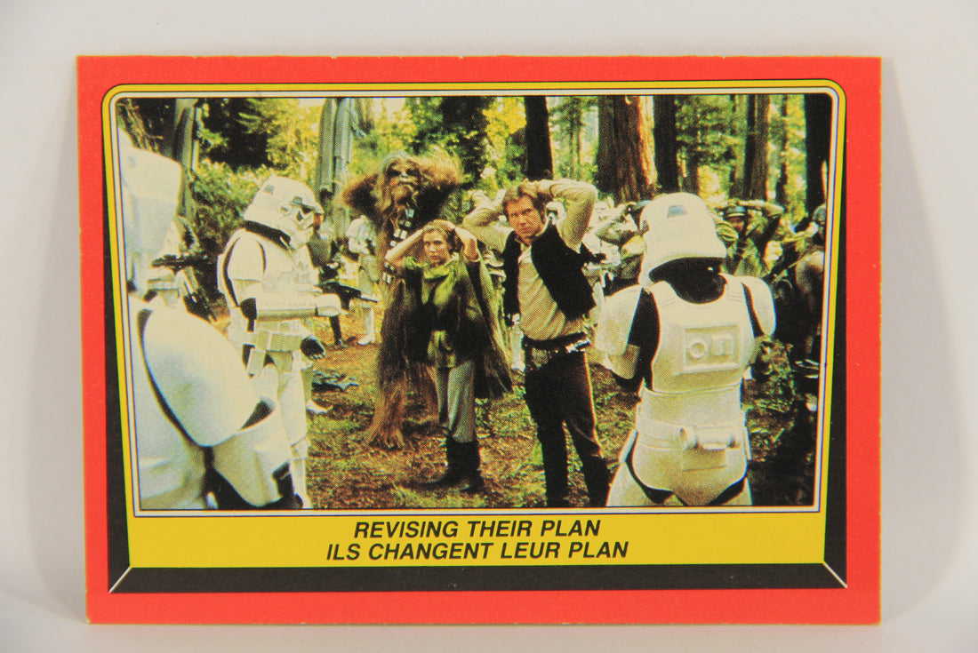 Star Wars Return Of The Jedi 1983 Card #105 Revising Their Plan FR-ENG OPC L020146