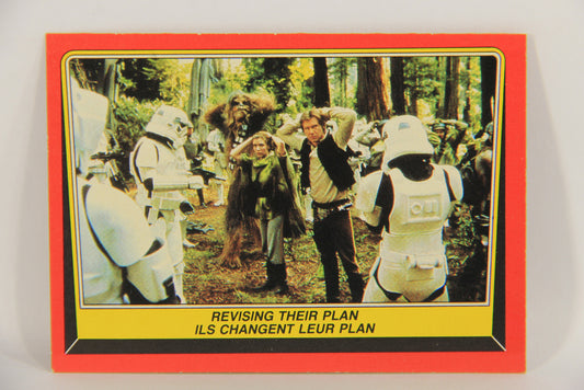 Star Wars Return Of The Jedi 1983 Card #105 Revising Their Plan FR-ENG OPC L020146