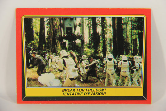 Star Wars Return Of The Jedi 1983 Card #108 Break For Freedom FR-ENG OPC L020148