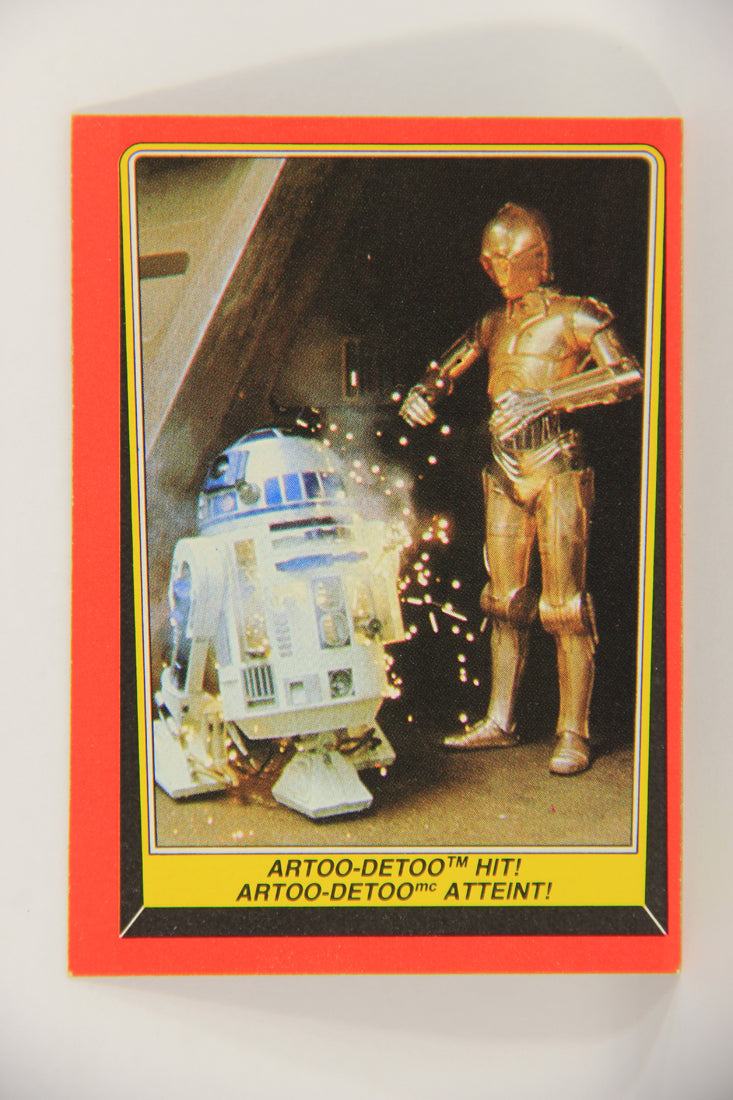 Star Wars Return Of The Jedi 1983 Trading Card #109 Atoo-Detoo Hit FR-ENG OPC L020149