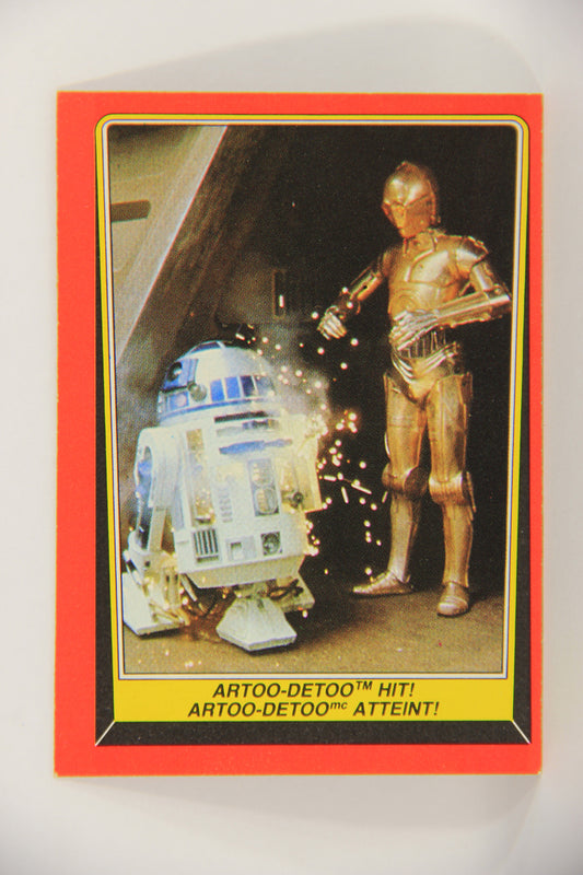 Star Wars Return Of The Jedi 1983 Trading Card #109 Atoo-Detoo Hit FR-ENG OPC L020149