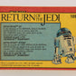 Star Wars Return Of The Jedi 1983 Trading Card #109 Atoo-Detoo Hit FR-ENG OPC L020149