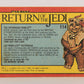 Star Wars ROTJ 1983 Trading Card #114 The Victorious Rebels FR-ENG OPC L020151