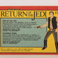 Star Wars Return Of The Jedi 1983 Card #115 Time Out For Love FR-ENG OPC L020152