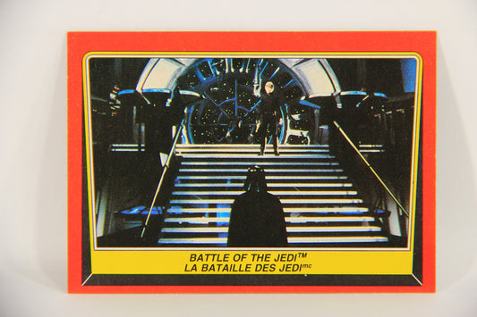 Star Wars Return Of The Jedi 1983 Card #119 Battle Of The Jedi FR-ENG OPC L020154