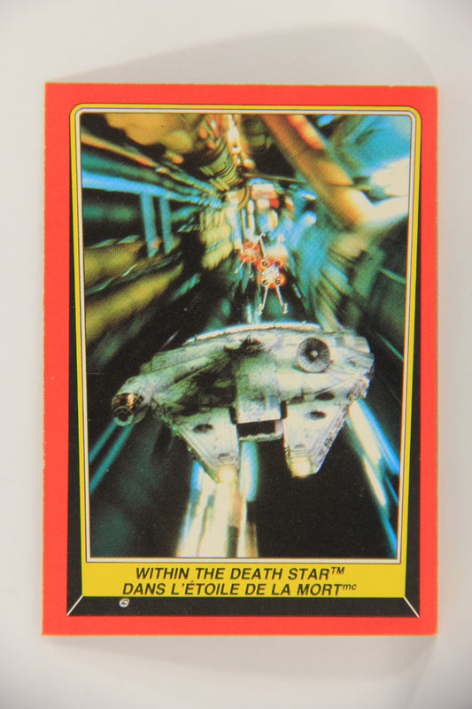 Star Wars Return Of The Jedi 1983 Card #125 Within The Death Star FR-ENG OPC L020158