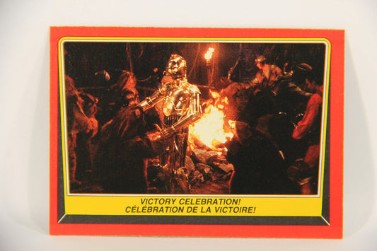 Star Wars  Return Of The Jedi 1983 Card #126 Victory Celebration FR-ENG OPC L020159