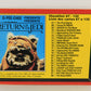 Star Wars Return Of The Jedi 1983 Trading Card #132 Checklist 67-132 FR-ENG OPC L020164