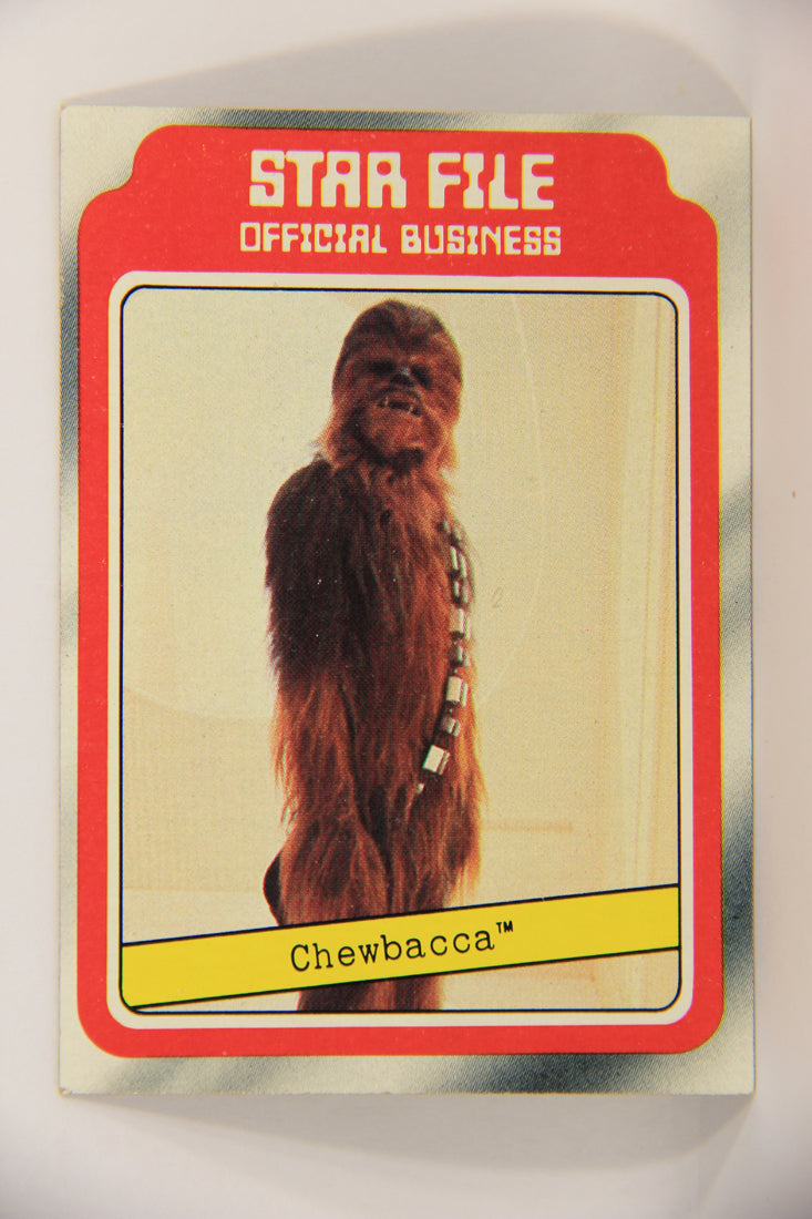 Star Wars Empire Strikes Back 1980 Trading Card #5 Chewbacca ENG Topps L020169