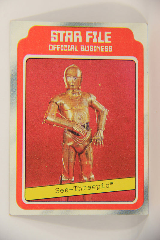 Star Wars Empire Strikes Back 1980 Trading Card #6 See-Threepio ENG Topps L020170