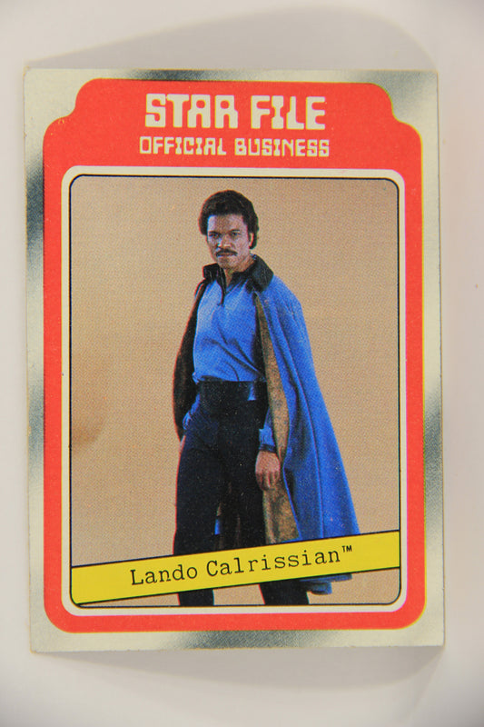 Star Wars Empire Strikes Back Trading Card #8 Lando Calrissian ENG Topps L020172