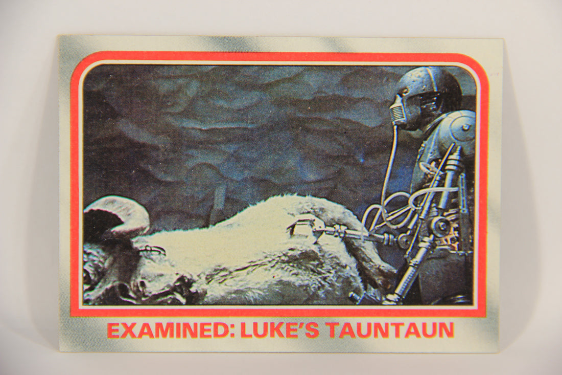 Star Wars Empire Strikes Back 1980 Card #21 Examined Luke's Tauntaun ENG Topps L020181