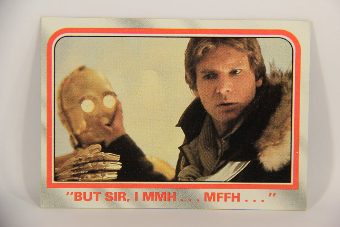 Star Wars Empire Strikes Back 1980 Card #22 But Sir I MMH MFFH ENG Topps L020182