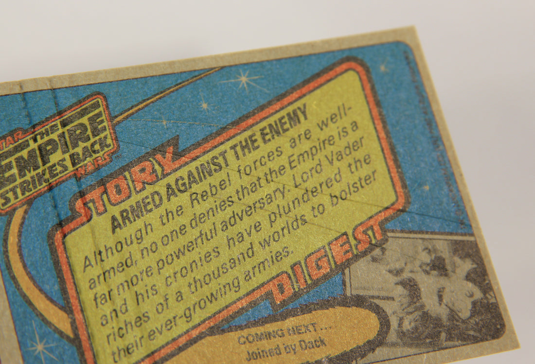 Star Wars Empire Strikes Back Card #37 Armed Against The Enemy ERROR Topps L020196