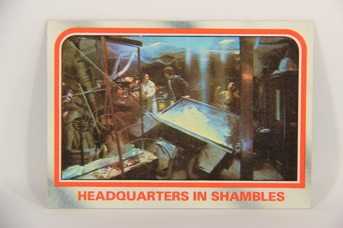 Star Wars Empire Strikes Back 1980 Card #47 Headquarters In Shambles ENG Topps L020205