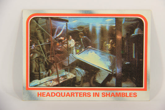 Star Wars Empire Strikes Back 1980 Card #47 Headquarters In Shambles ENG Topps L020205