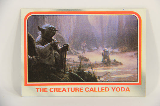 Star Wars The Empire Strikes Back Card #58 The Creature Called Yoda ENG Topps L020214